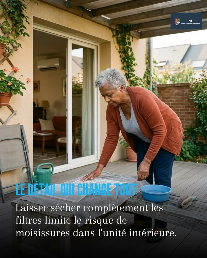 Erreur fréquente : remettre les filtres juste après lavage. Correction : un...